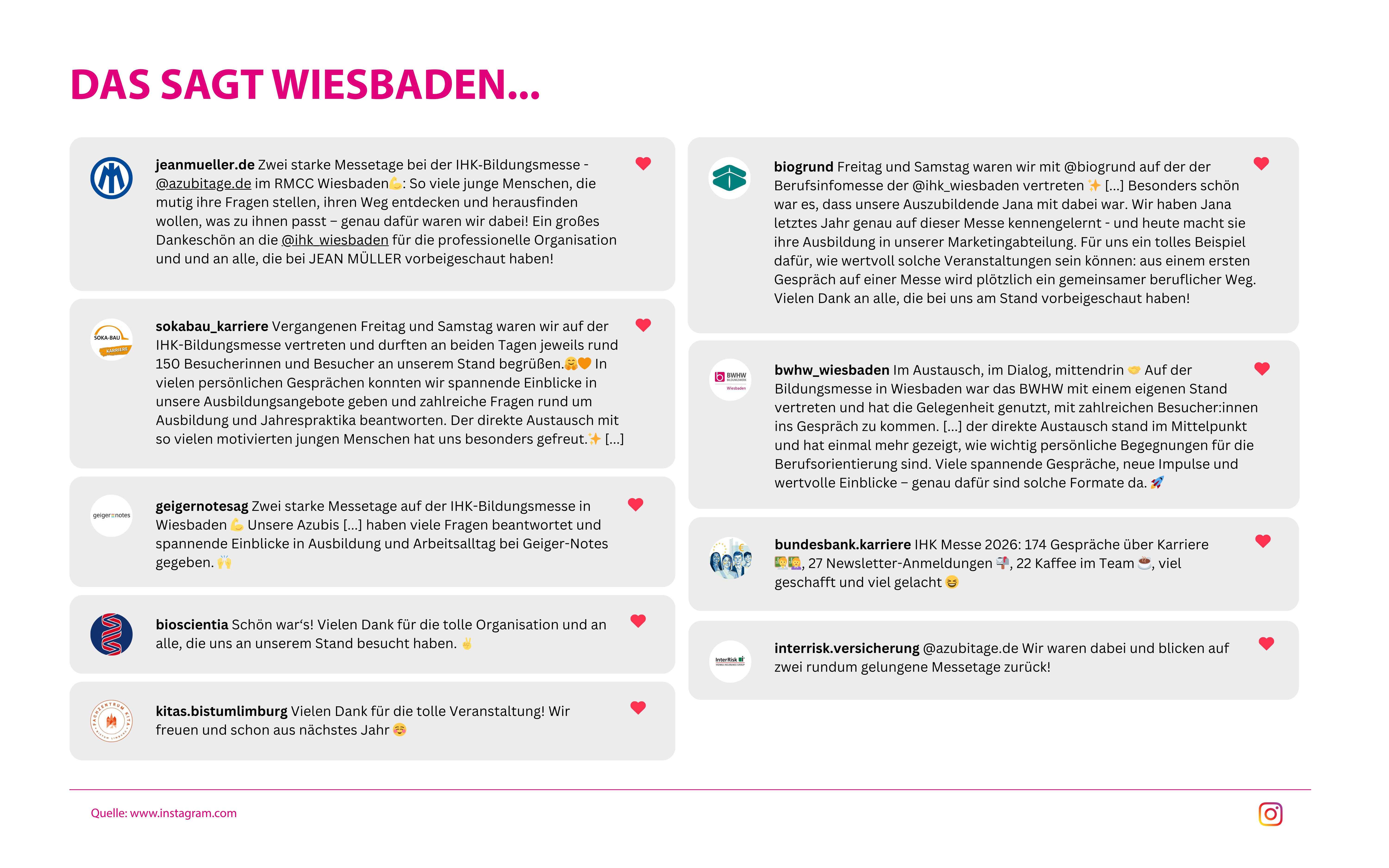 Das sagen Aussteller - Wiesbaden