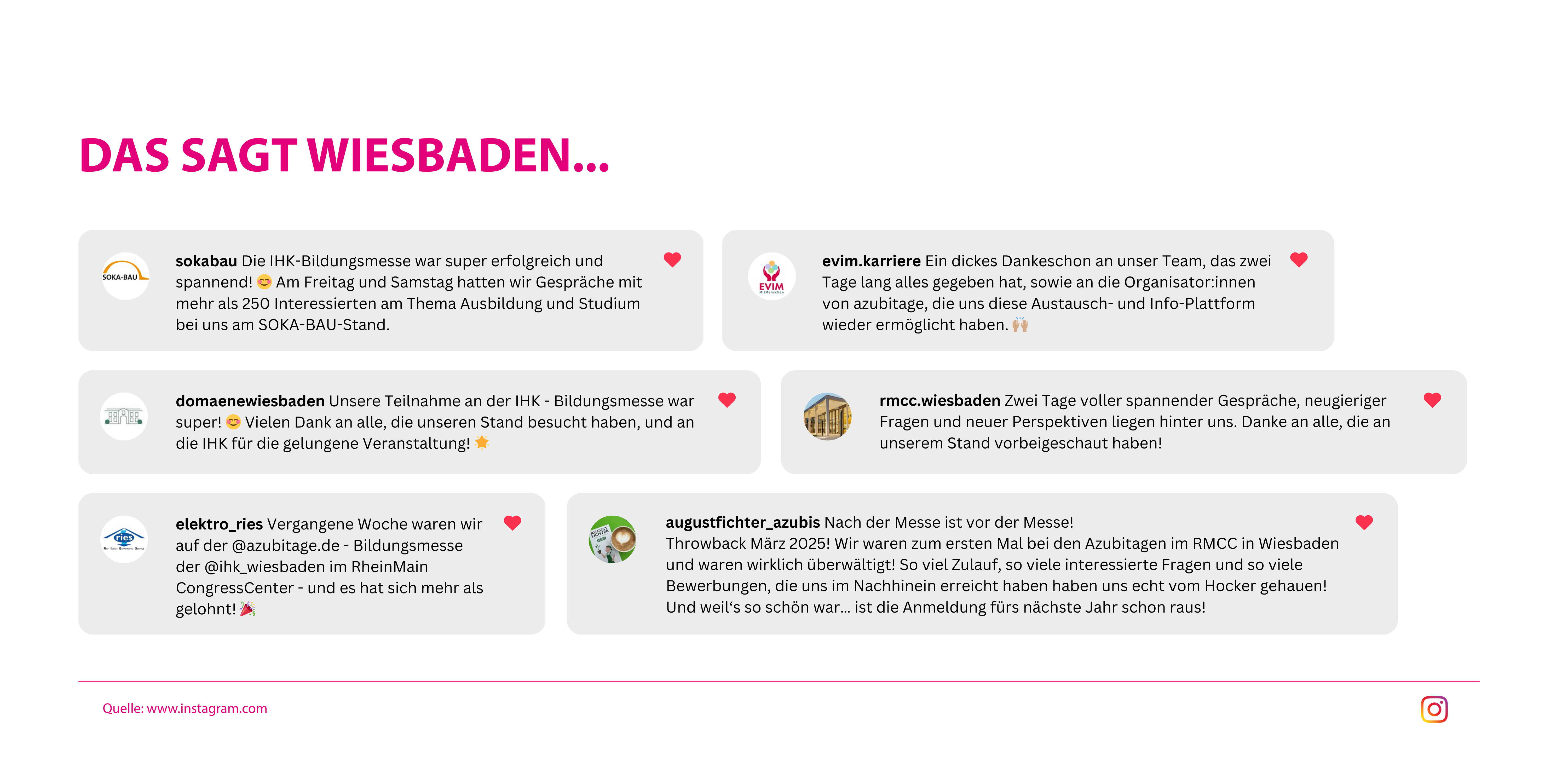 Das sagen Aussteller - Wiesbaden