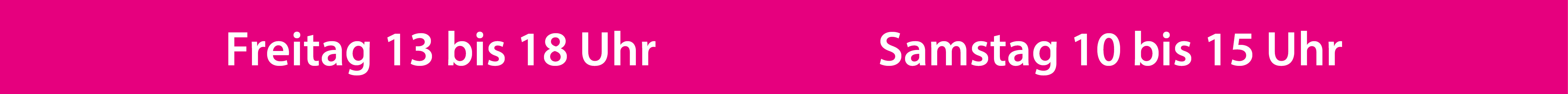 &Ouml;ffnungszeiten Besucher: Freitag&nbsp;13:00&nbsp;Uhr&nbsp;bis&nbsp;18:00&nbsp;Uhr&nbsp;|&nbsp;Samstag&nbsp;10:00&nbsp;Uhr&nbsp;bis&nbsp;15:00&nbsp;Uhr