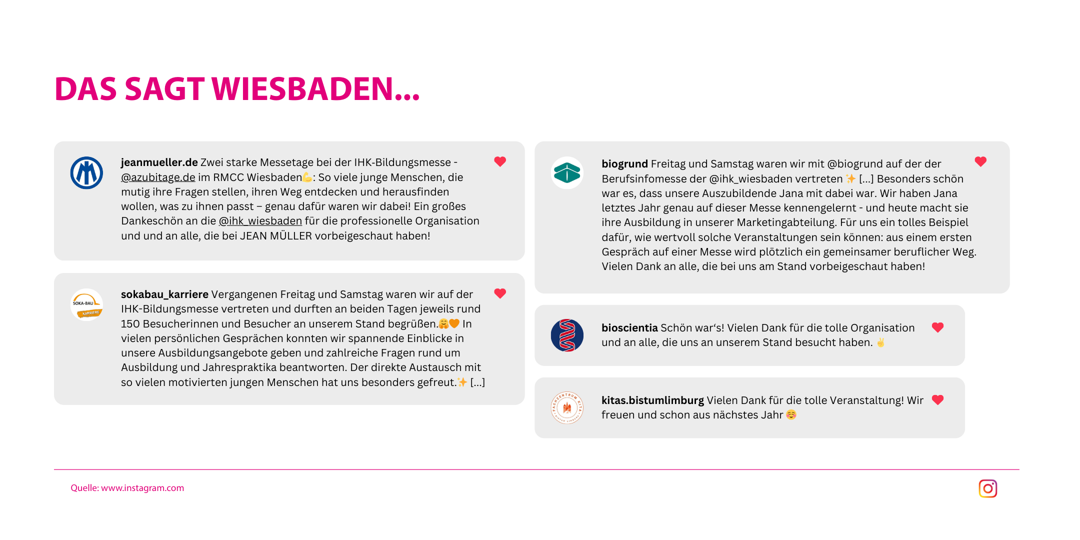 Das sagen Aussteller - Wiesbaden